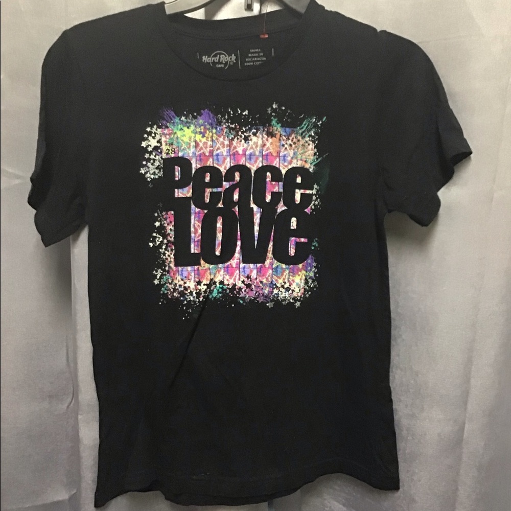 Hard rock peace love t shirt